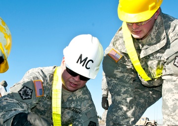 Construction project puts 585th engineers back in the saddle