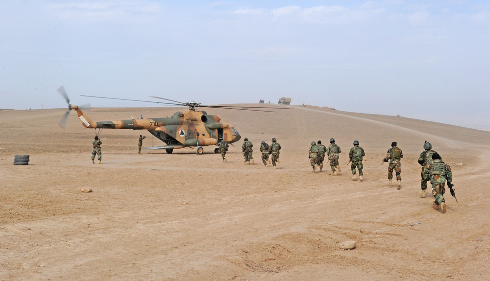 Ninth Commando Kandak training in Herat
