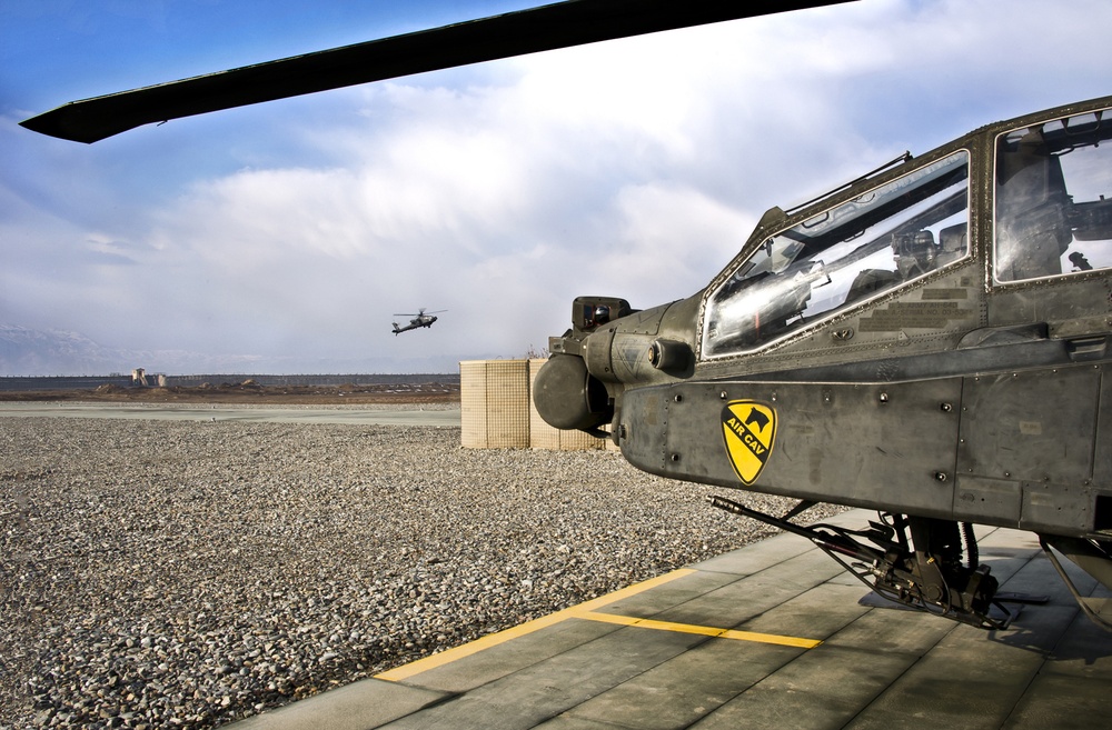 Flightline at FOB Kunduz