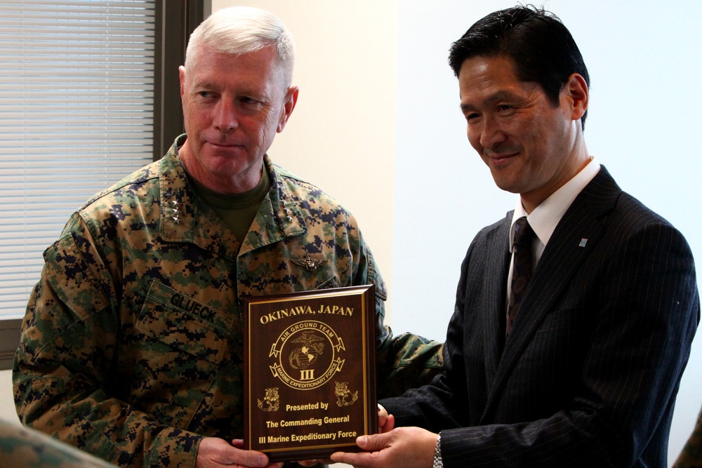 Marines return to Sendai, Oshima Island