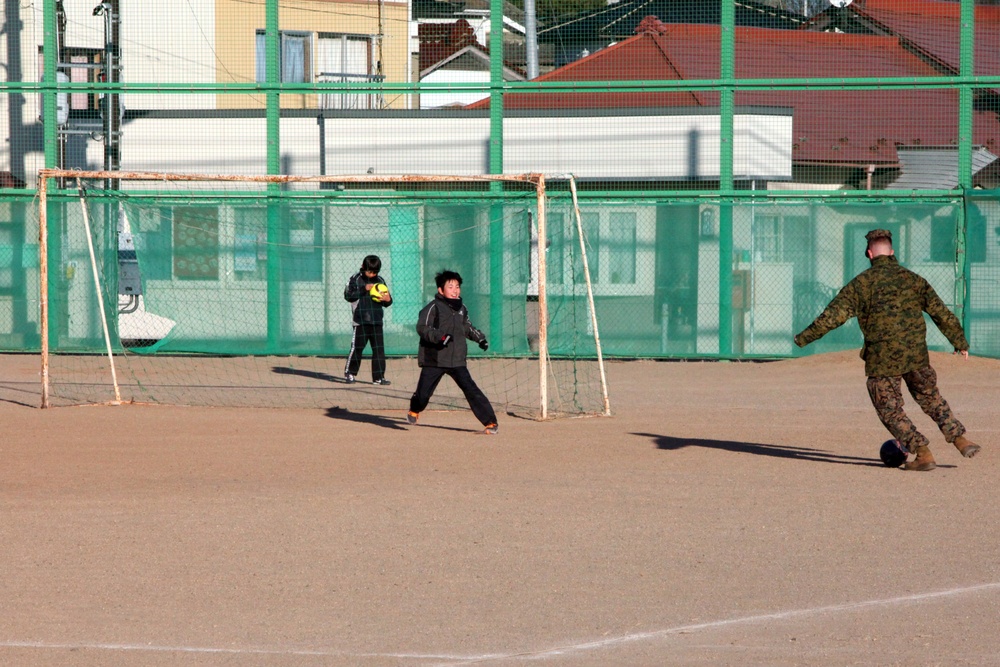 Marines return to Sendai, Oshima Island