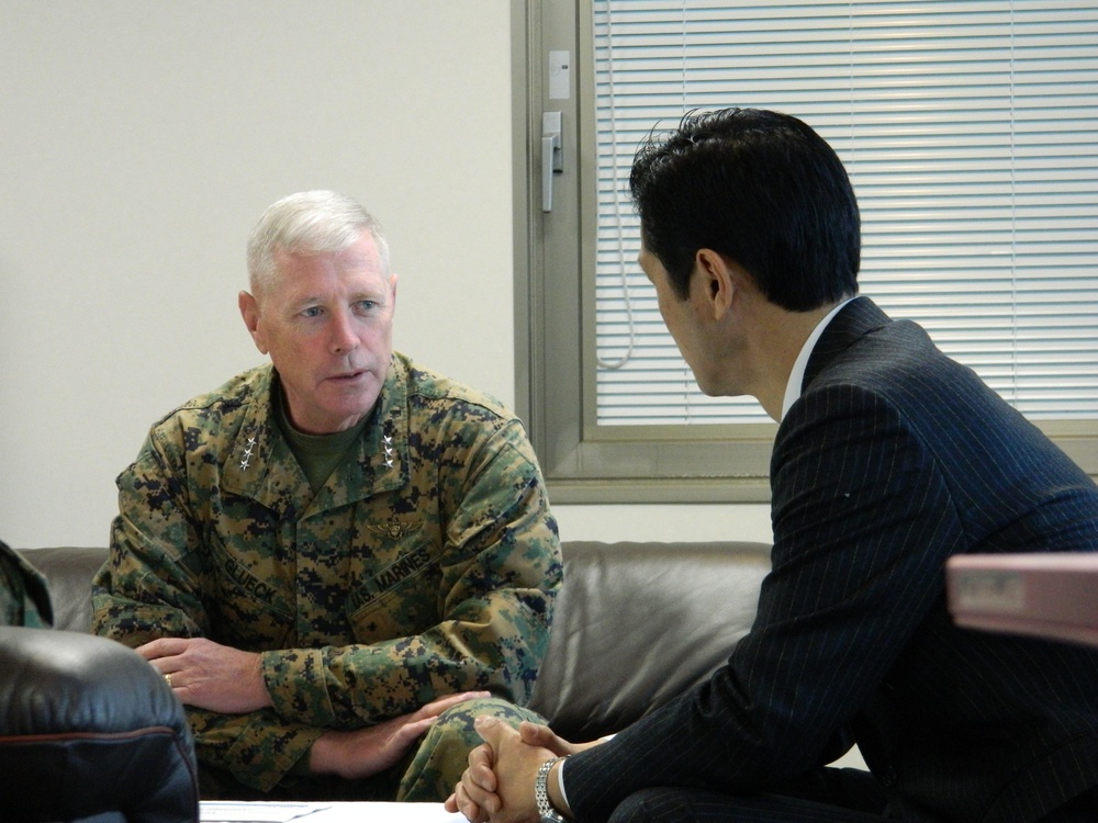 Marines return to Sendai, Oshima Island