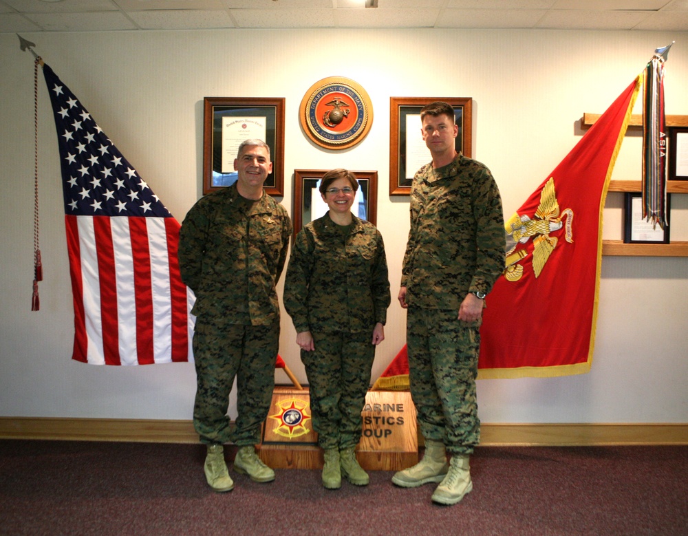 Chaplain of the Marine Corps brings encouragement, shows appreciation