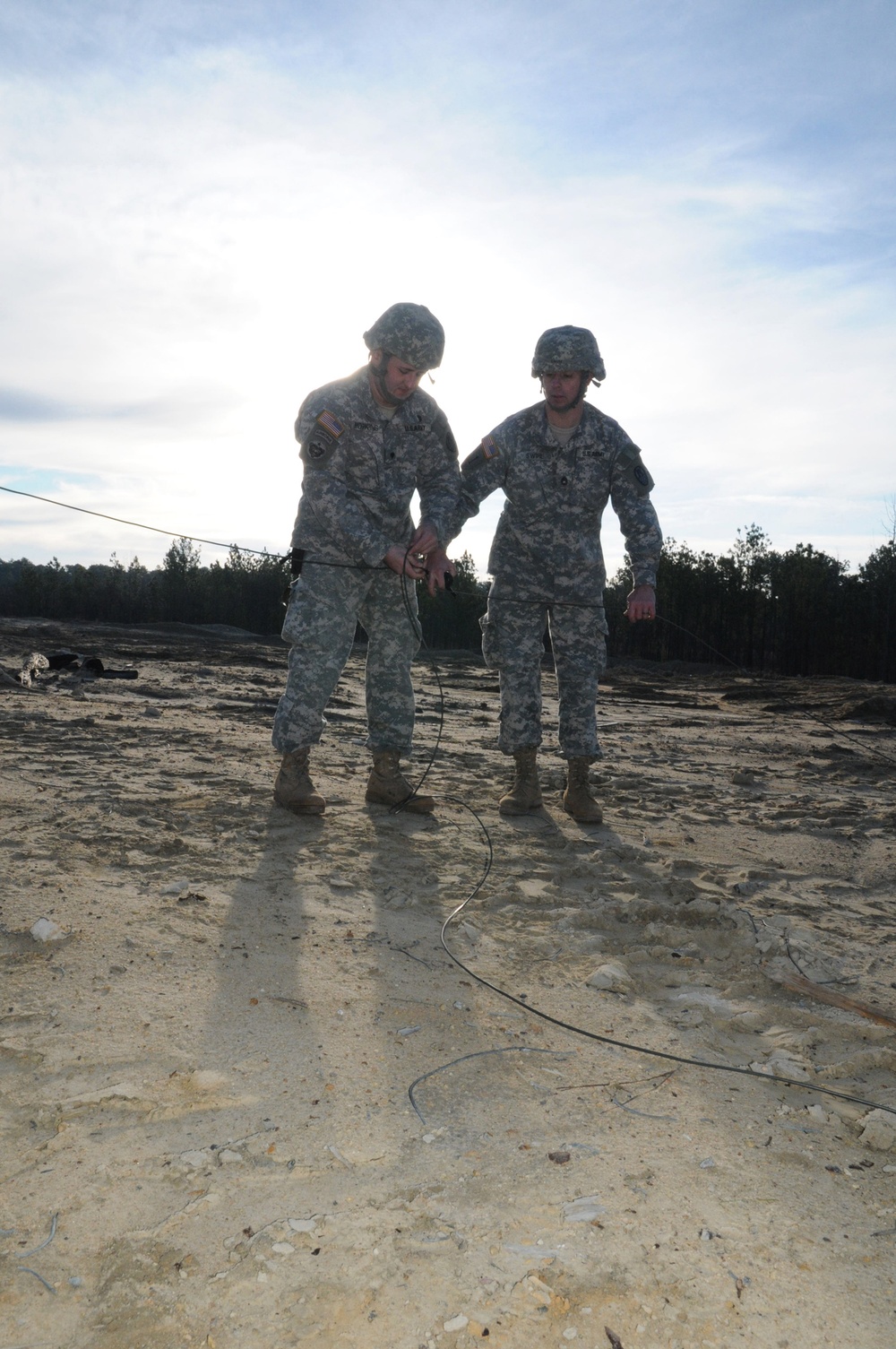 Soldiers have a blast