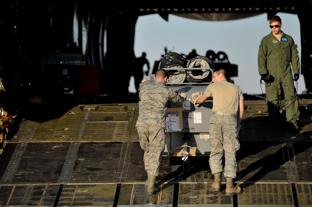 Loading aerospace ground equipment