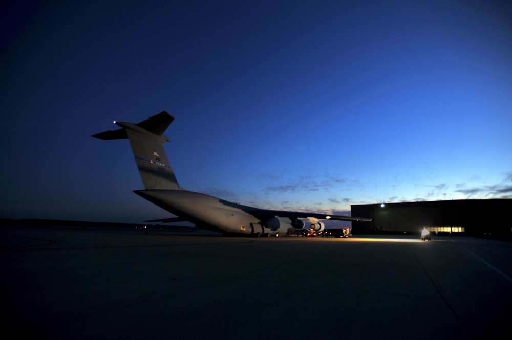 Loading aerospace ground equipment