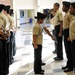 Heritage High School's Navy Junior ROTC program executes the plan of the day