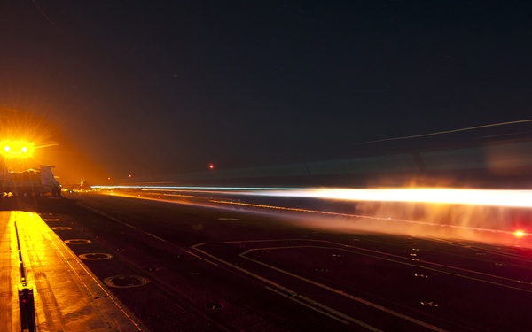 F/A-18 Hornet takes off