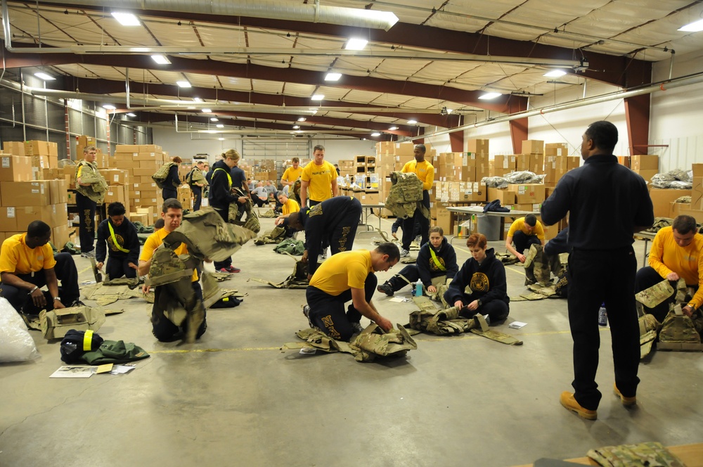 Individual augmentee sailors receive new gear