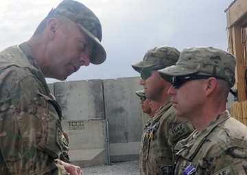 Purple Heart Ceremony at Forward Operating Base Spin Boldak