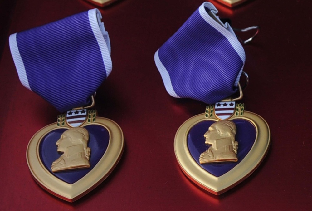 Purple Heart Ceremony at Forward Operating Base Spin Boldak