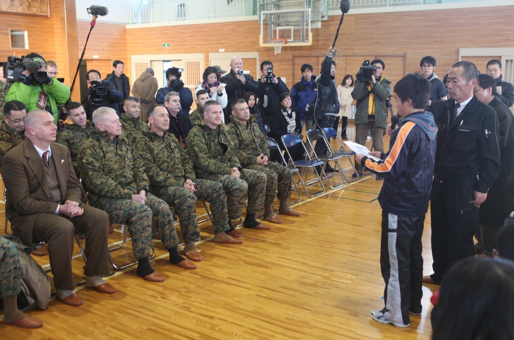 31st MEU Marines return to site of Oshima Island disaster assistance