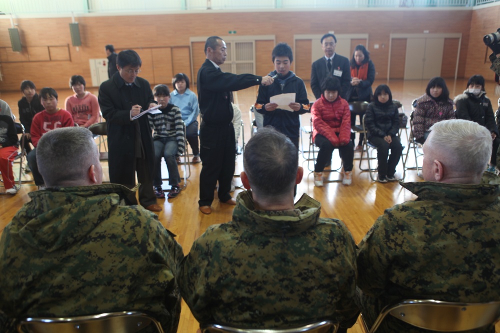 31st MEU Marines return to site of Oshima Island disaster assistance