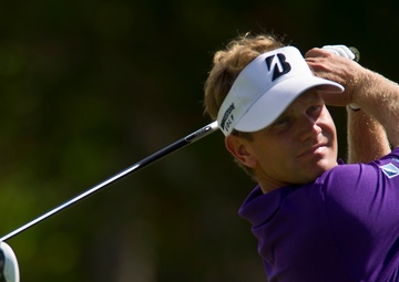 Former US Navy lieutenant turned PGA pro Billy Hurley III makes the cut at the 2012 Sony Open