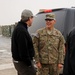 Maj. Gen. Huggins shares a laugh with Representative Huizenga on Kandahar Airfield