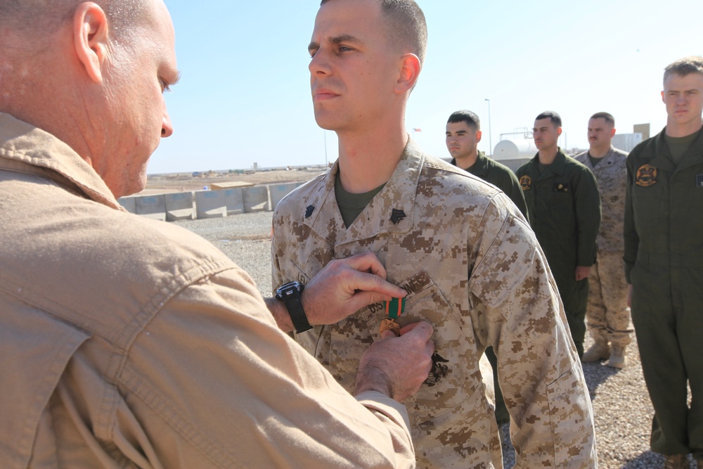 Marine helicopter mechanic in Afghanistan saves lives with maintenance discovery