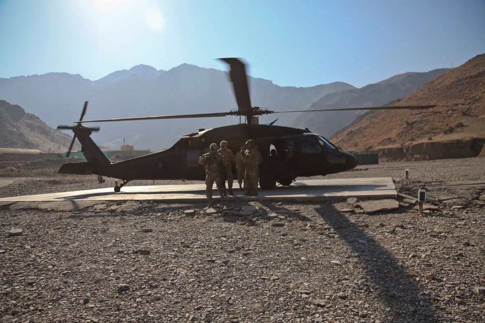 1st Cavalry Division's command sergeants major visit Nangarhar