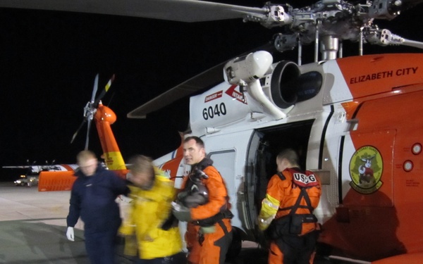 Coast Guard rescues boater off Cape Hatteras, NC