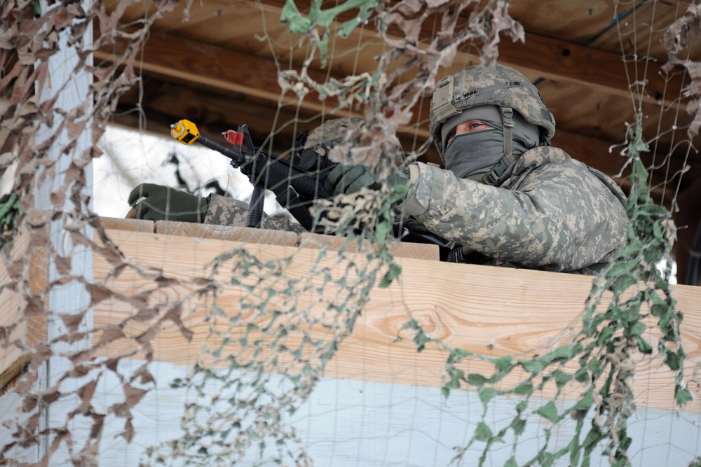 Task Force Raptor conducts base defense