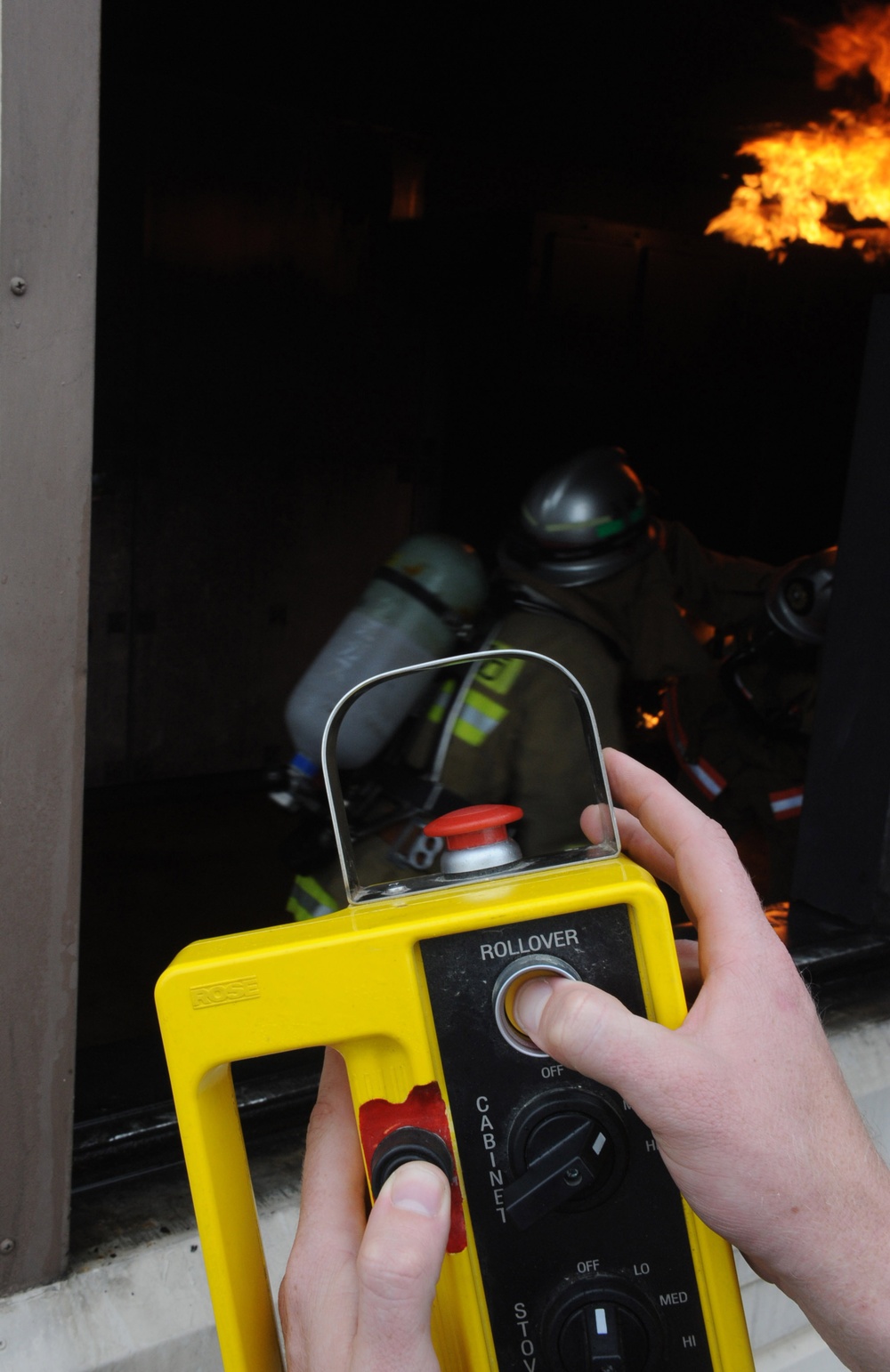 Local fire departments join Kadena Fire Department in training
