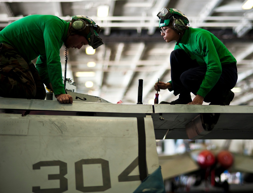 USS John C. Stennis action