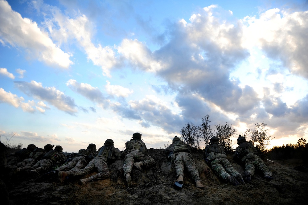 Combined arms live fire exercise