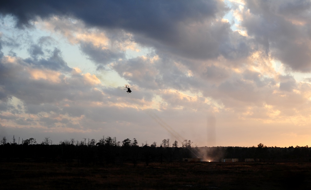 Combined arms live fire exercise