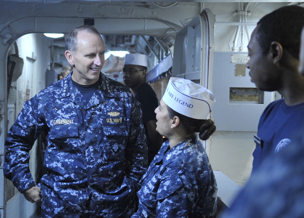 A visit before USS Enterprise deploys