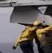 USS Carl Vinson's flight deck action