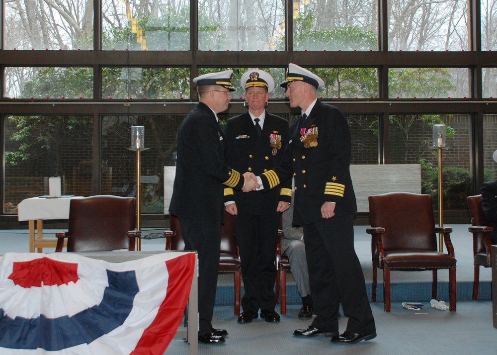 Submarine Squadron 4 change of command ceremony