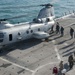 CH-46E Sea Knight takes off from USS New Orleans