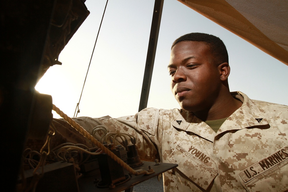 Atlanta Marine follows in father’s footsteps, powers Marines in Afghanistan