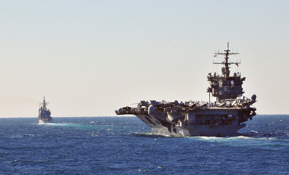 USS Porter practice fire exercise