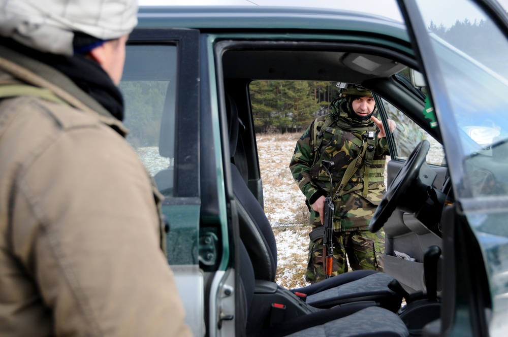 Operational Mentor Liaison Team traffic control point lane