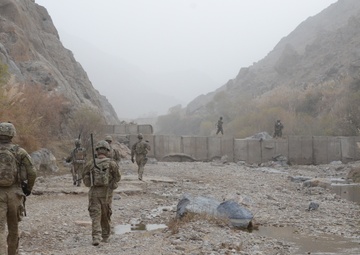 Combat Outpost Mizan in December