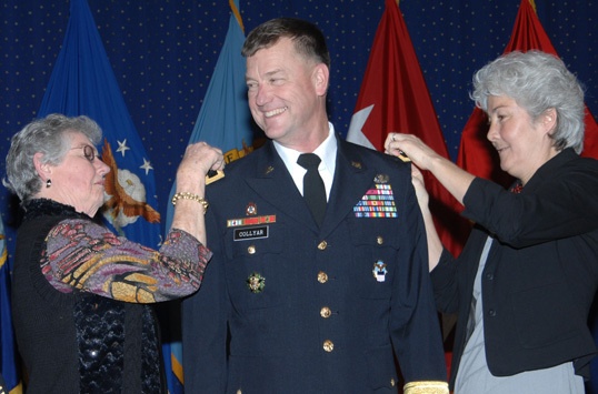 Collyar receives second star at Headquarters Complex ceremony