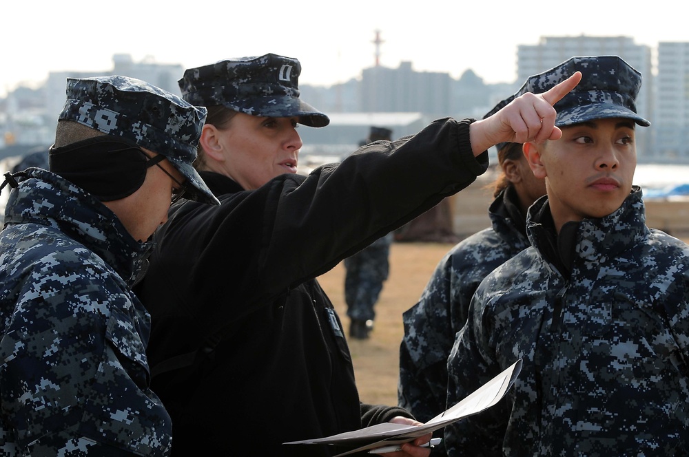 USS Blue Ridge community service in Yokosuka