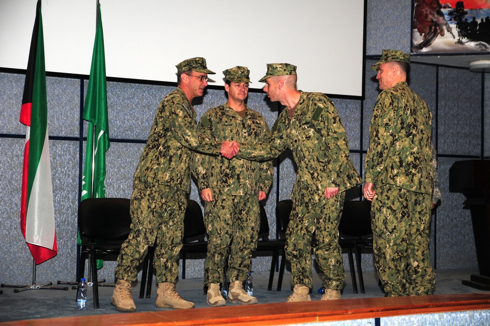 Maritime Expeditionary Security Squadron transfers authority to the Commander Task Group 56.5