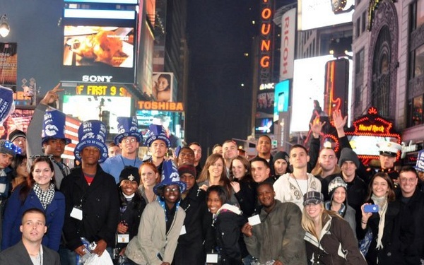 Celebration in the ‘Big Apple’: SMP hosts trip to Times Square for New Year’s