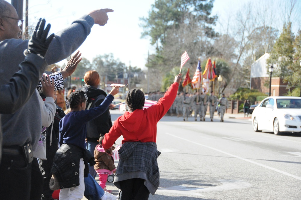 ‘Patriot’ soldiers honor MLK in annual Hinesville parade