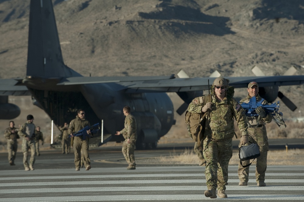 58th Rescue Squadron pararescuemen train to fight