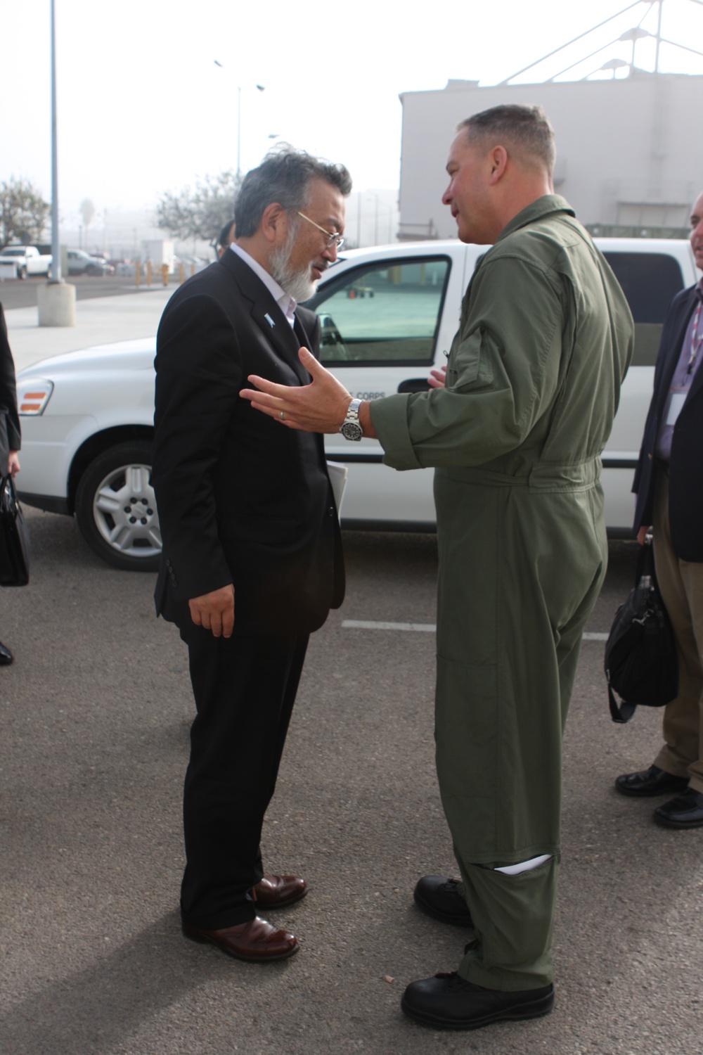 Japanese dignitaries visit MCAS Miramar