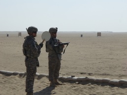 113th Military Police at the range