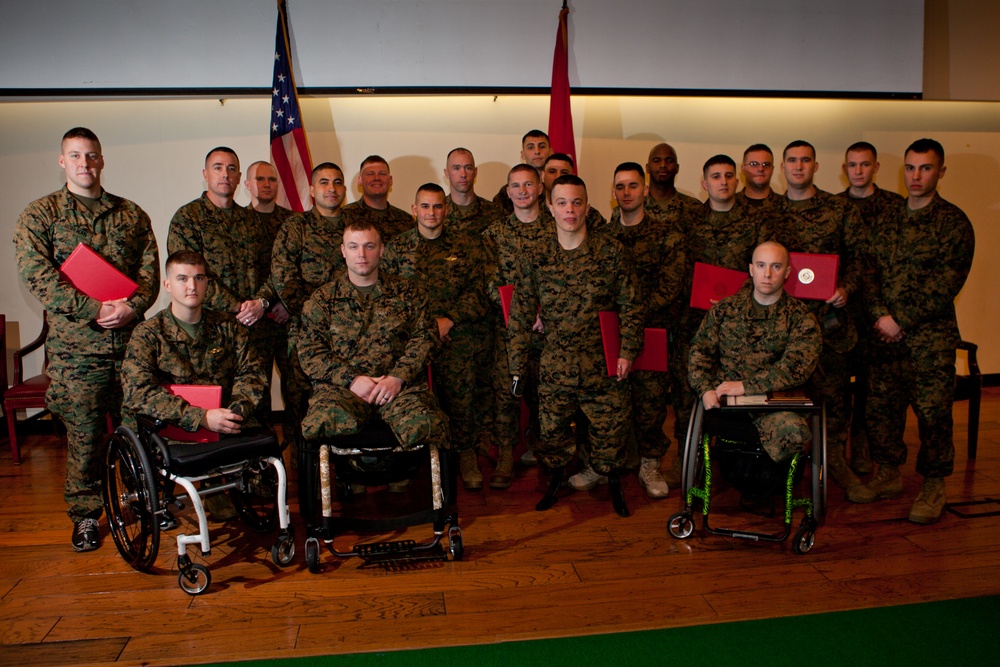 Wounded Warrior Marines still in the fight