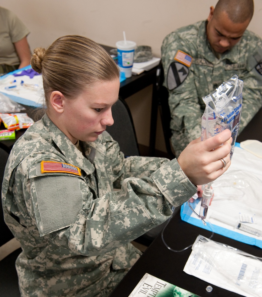 Medics keep skills sharp