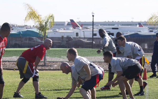 Flag football kicks off CG Cup competition 2012