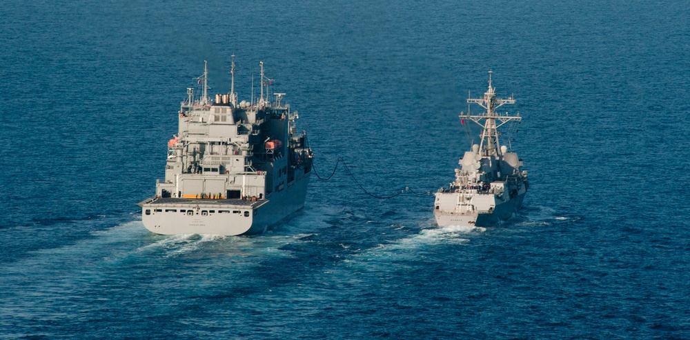 Turnover of responsibility in the Arabian Sea
