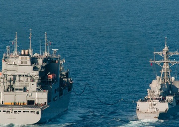 Turnover of responsibility in the Arabian Sea