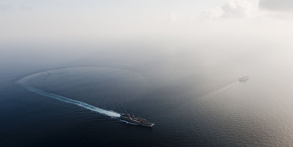 Turnover of responsibility in the Arabian Sea