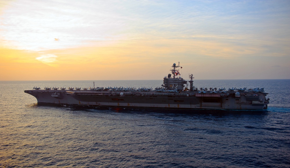 USS Abraham Lincoln in the Arabian Sea